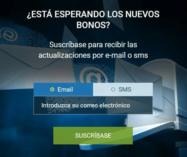 bonos casinos online email