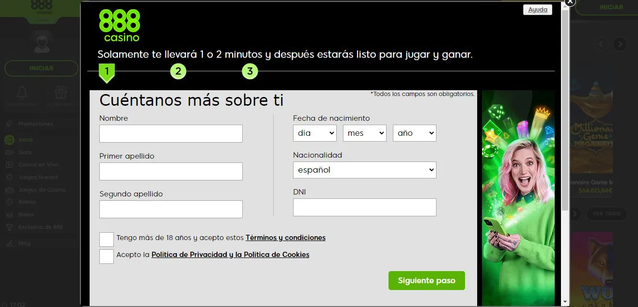 Inscripción casinos Neteller